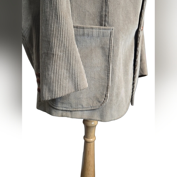 Vtg 1970s Woodward’s “A Man’s World” Made in Canada Corduroy Blazer Size 46 - Picture 9 of 14